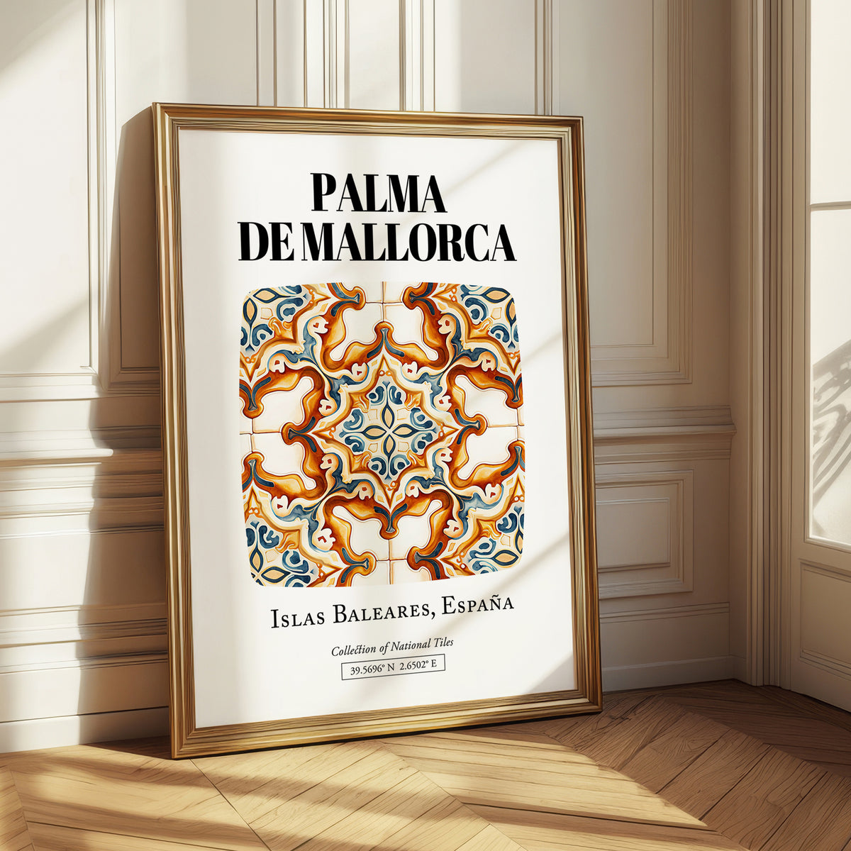 Palma De Mallorca, Spain – Travel Print, styled in a charming Paris street view