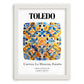 Toledo, Spain – Travel Memories Wall Print, placed in minimal white frame