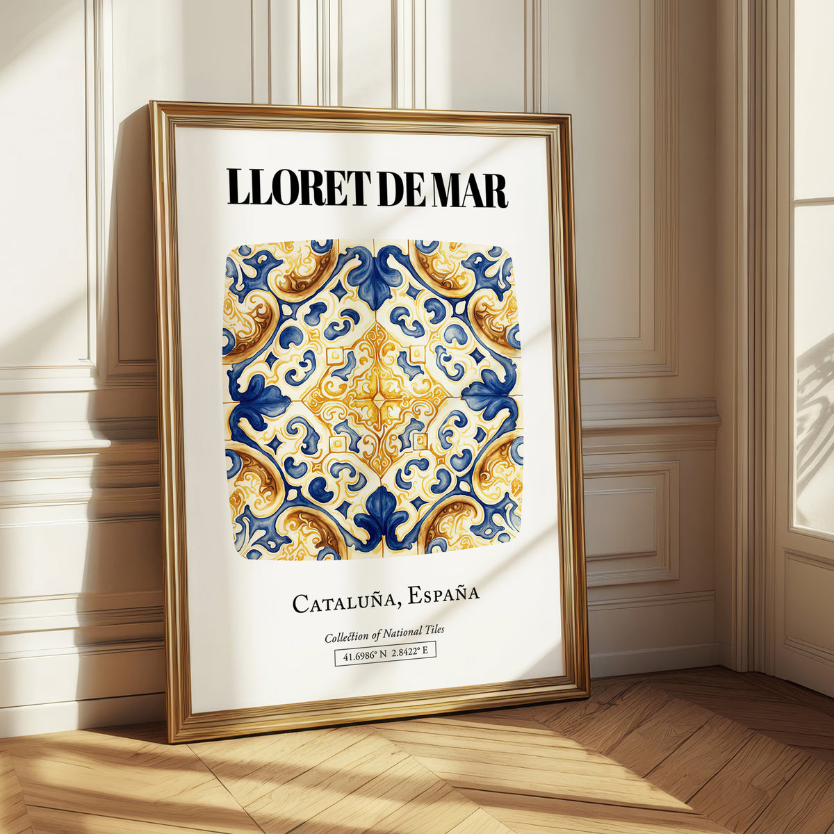Lloret De Mar, Spain – Vintage Travel Poster, styled in a charming Paris street view