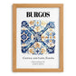Burgos, Spain – Global Wall Art, set in oak frame