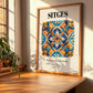 Sitges, Spain – Travel Print, clean layout with no caption