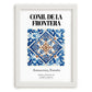 Conil De La Frontera, Spain – Travel Destination Art, placed in minimal white frame