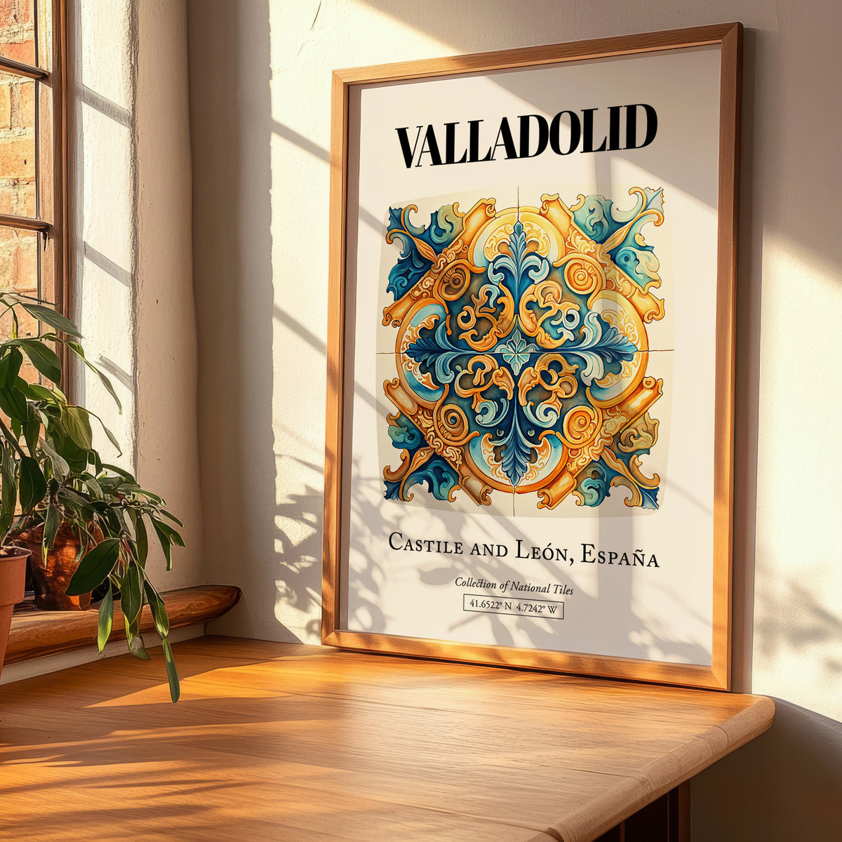 Valladolid, Spain – Travel Wall Decor, clean layout with no caption