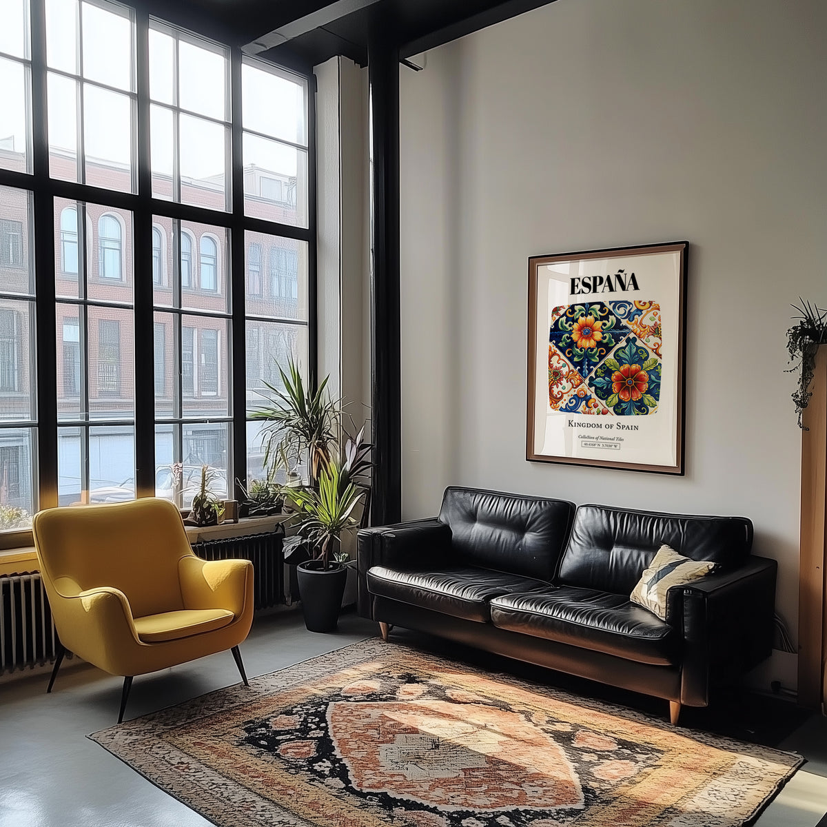 España, Spain – Travel Wall Art, unframed on coastal sand