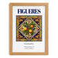 Figueres, Spain – National Pride Wall Decor, set in oak frame