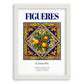 Figueres, Spain – National Pride Wall Decor, placed in minimal white frame
