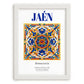 Jaén, Spain – Dream Destination Decor, placed in minimal white frame