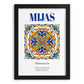 Mijas, Spain – Travel Poster, in sleek black frame