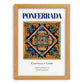 Ponferrada, Spain – Travel Wall Art, set in oak frame