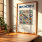 Montserrat, Spain – Cityscape Wall Art, clean layout with no caption
