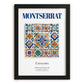 Montserrat, Spain – Cityscape Wall Art, in sleek black frame