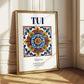 Tui, Spain – Historic Cities Art Print, styled in a charming Paris street view