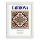 Carmona, Spain – Travel Print, placed in minimal white frame
