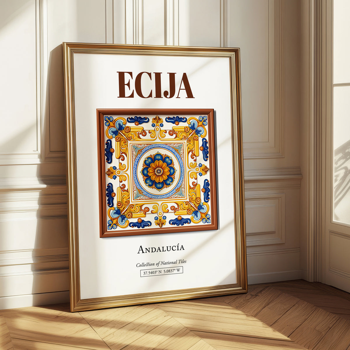 Ecija, Spain – Global Wall Art, styled in a charming Paris street view