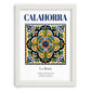 Calahorra, Spain – Travel Poster, placed in minimal white frame