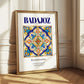 Badajoz, Spain – Travel Poster, styled in a charming Paris street view