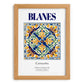 Blanes, Spain – Travel Print, set in oak frame
