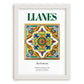 Llanes, Spain – Travel Wall Art, placed in minimal white frame