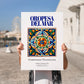 Oropesa del Mar, Spain – Country Culture Poster, no-text version framed in wood