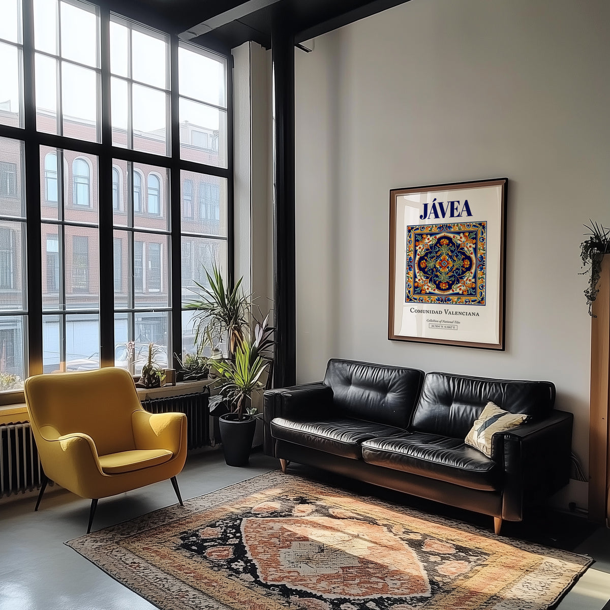 Jávea, Spain – Travel Print, unframed on coastal sand