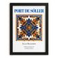 Port de Sóller, Spain – Travel Poster, in sleek black frame
