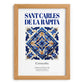 Sant Carles de la Ràpita, Spain – Wanderlust Wall Decor, set in oak frame