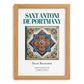 Sant Antoni de Portmany, Spain – Travel Poster, set in oak frame