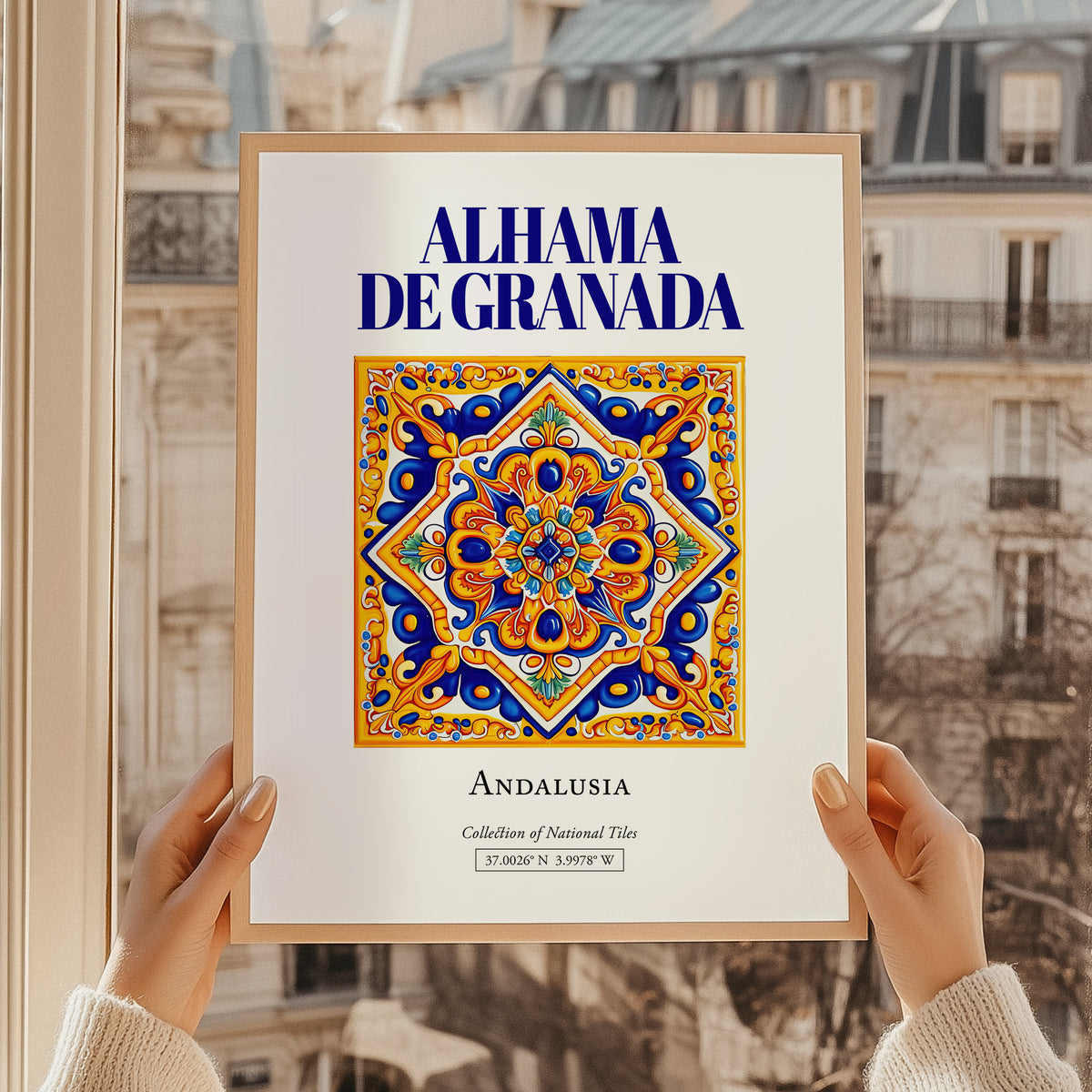 Alhama de Granada, Spain – Retro Travel Poster