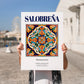 Salobreña, Spain – Travel Wall Decor, no-text version framed in wood