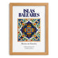 Islas Baleares, Spain – Travel Wall Decor, set in oak frame