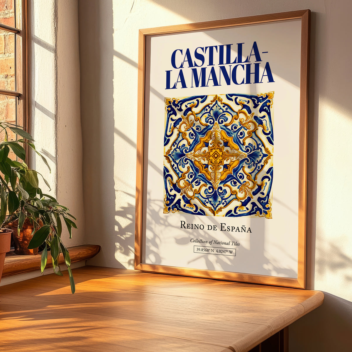 Castilla-La Mancha, Spain – Travel Wall Decor, clean layout with no caption