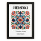 Helsinki, Finland – Country Culture Poster, in sleek black frame