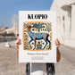 Kuopio, Finland – Dream Destination Decor, no-text version framed in wood