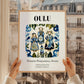Oulu, Finland – Retro Travel Poster
