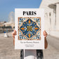 Paris, France – Travel Poster, no-text version framed in wood