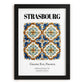 Strasbourg, France – Global Cities Wall Print, in sleek black frame