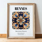 Rennes, France – National Pride Wall Decor, in wooden frame leaning on the floor