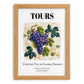 Tours, France – Cityscape Wall Art, set in oak frame
