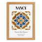 Nancy, France – Travel Poster, set in oak frame