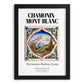 Chamonix-mont-blanc, France – Travel Wall Art, in sleek black frame