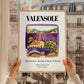 Valensole, France – Illustrated Travel Poster