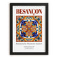 Besançon, France – World Heritage Travel Poster, in sleek black frame