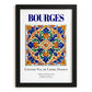 Bourges, France – Travel Wall Art, in sleek black frame