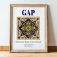 Gap, France – Country Culture Poster, in wooden frame leaning on the floor