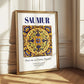 Saumur, France – Travel Wall Decor, styled in a charming Paris street view