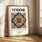 Vendôme, France – Travel Poster, styled in a charming Paris street view