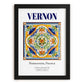 Vernon, France – Travel Print, in sleek black frame