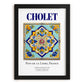 Cholet, France – Travel Wall Decor, in sleek black frame