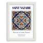 Saint-Nazaire, France – Travel Poster, placed in minimal white frame