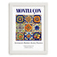 Montluçon, France – Travel Wall Art, placed in minimal white frame